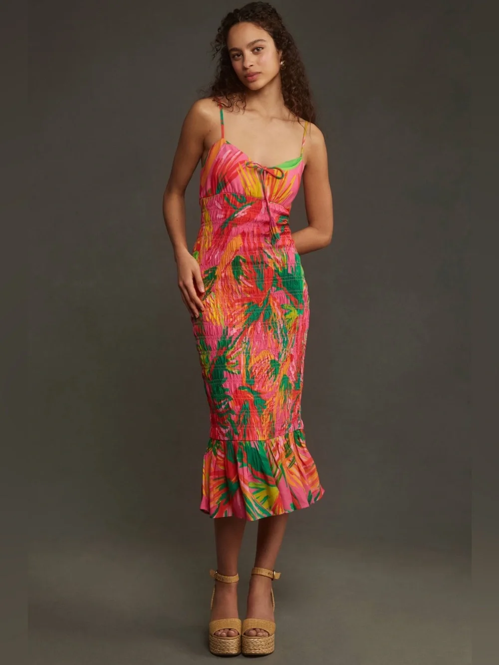 Anthropologie + Farm Rio Collab XS Dress